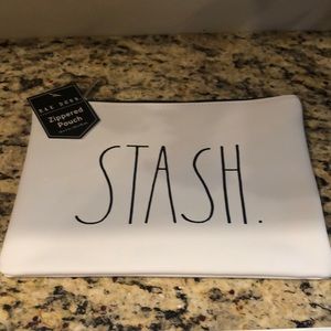 Rae Dunn Stash Zippered Pouch
